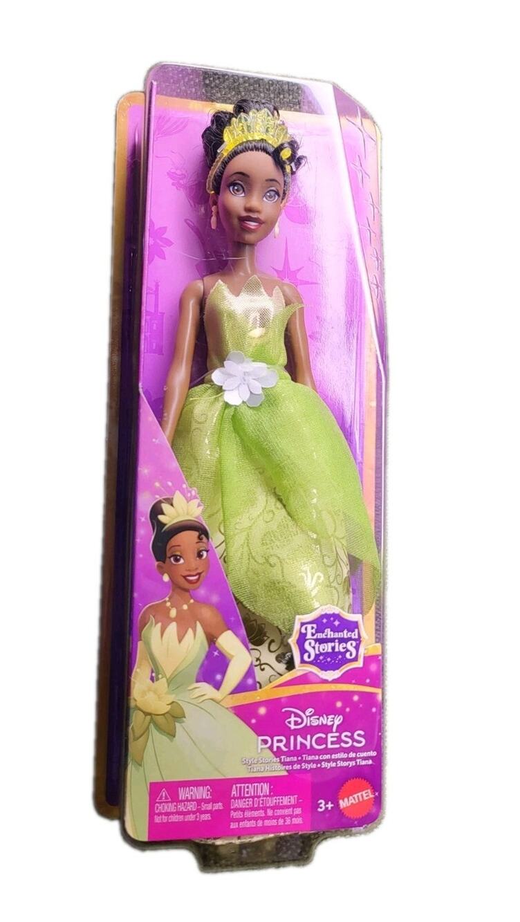 Mattel Disney Princess Tiana Sparkling Princess Fashion Doll JGX81